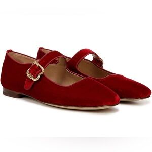 NWT SOLD OUT Sam Edelman Women's Michaela Ballet Flats Bright Scarlet Size 10